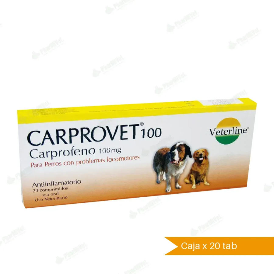 CARPROVET 100 MG X 20 TAB en PharMiVet - Farmacias Veterinarias.pe CARPROVET 100 MG X 20 TAB en PharMiVet - Farmacias Veterinarias.pe
