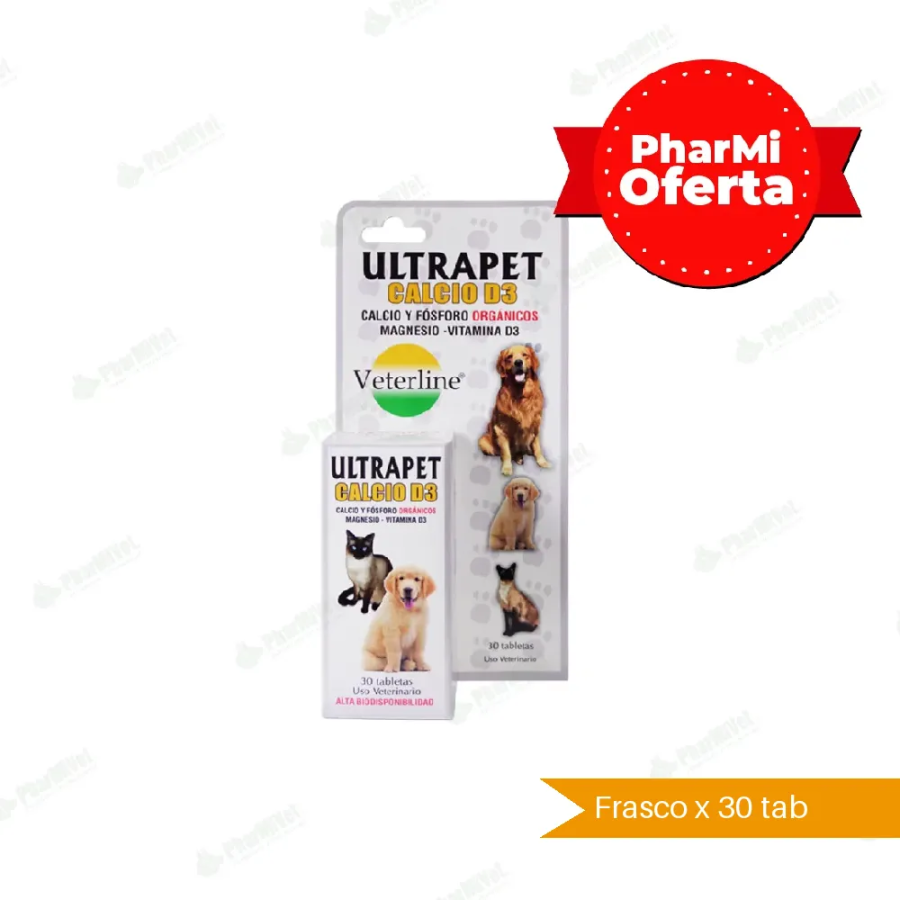 ULTRAPET CALCIO X 30 TAB - Producto Veterinario | PharMiVet - Farmacias Veterinarias ULTRAPET CALCIO X 30 TAB - Producto Veterinario | PharMiVet - Farmacias Veterinarias