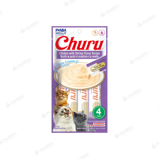 [8990304043] CHURU CHIKEN WITH SHRIMP FLAVOR RECIPE  X 4 TUBOS (608)